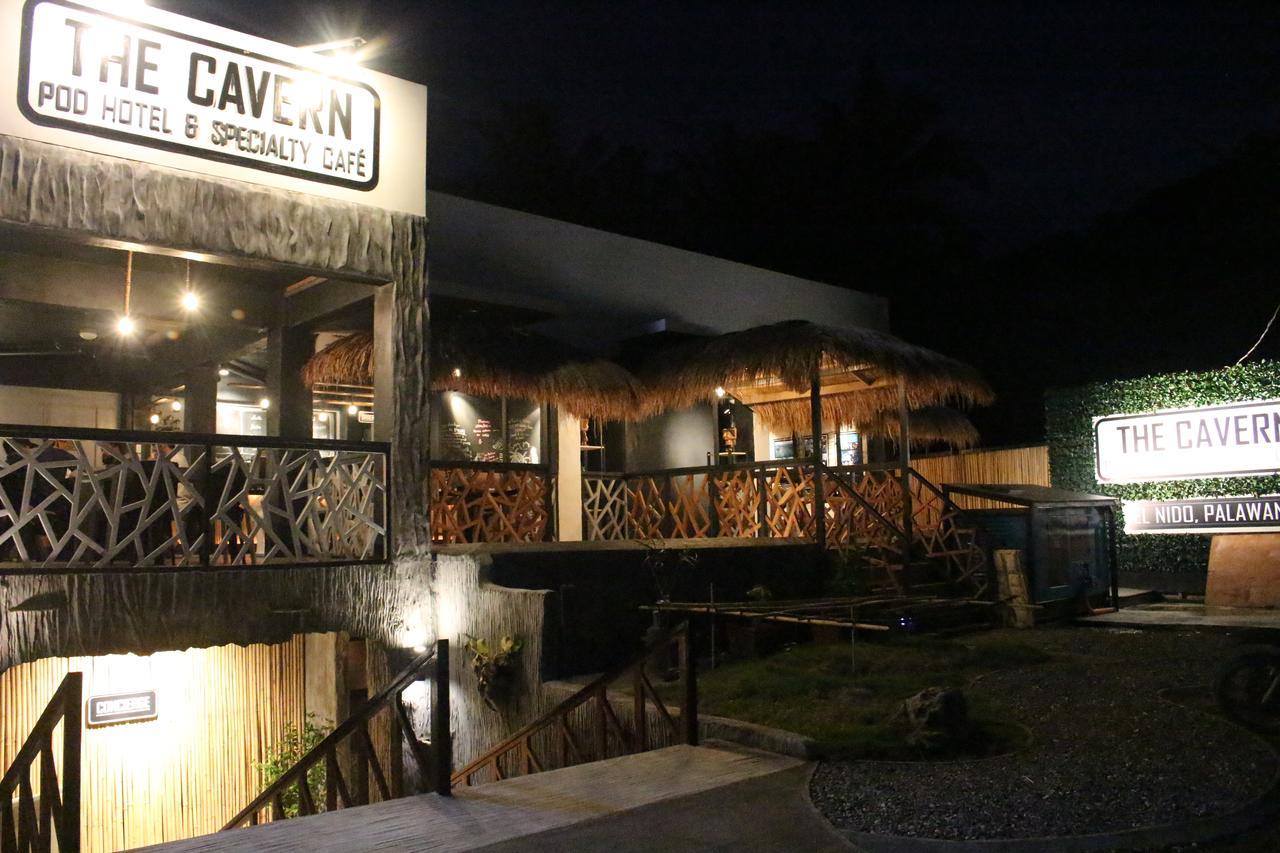 The Cavern Pod Hotel & Specialty Cafe El Nido Eksteriør billede